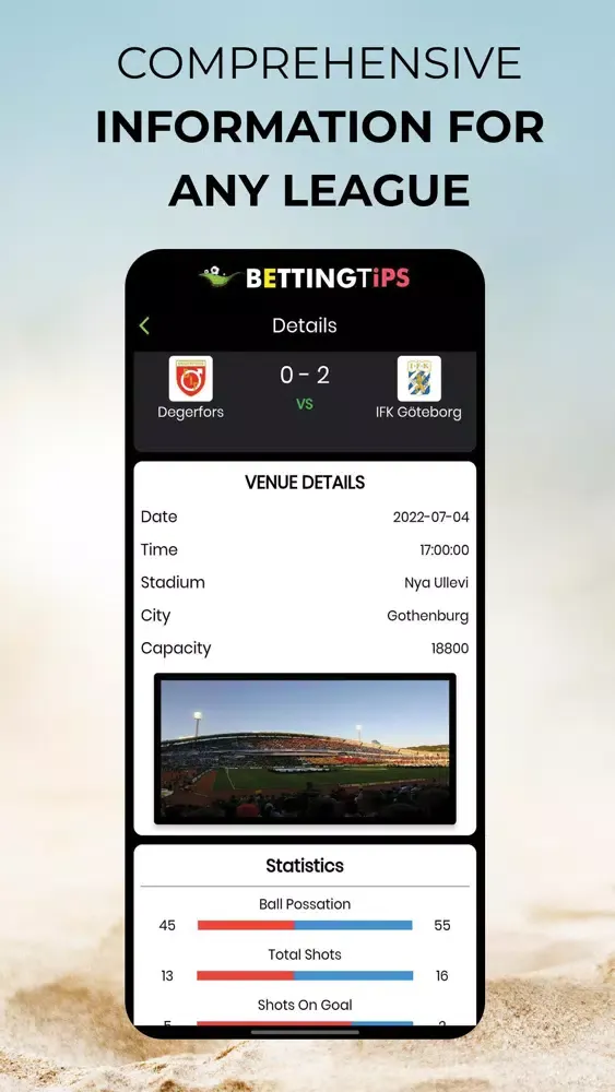 Capturas de tela do Bettingtipsapp