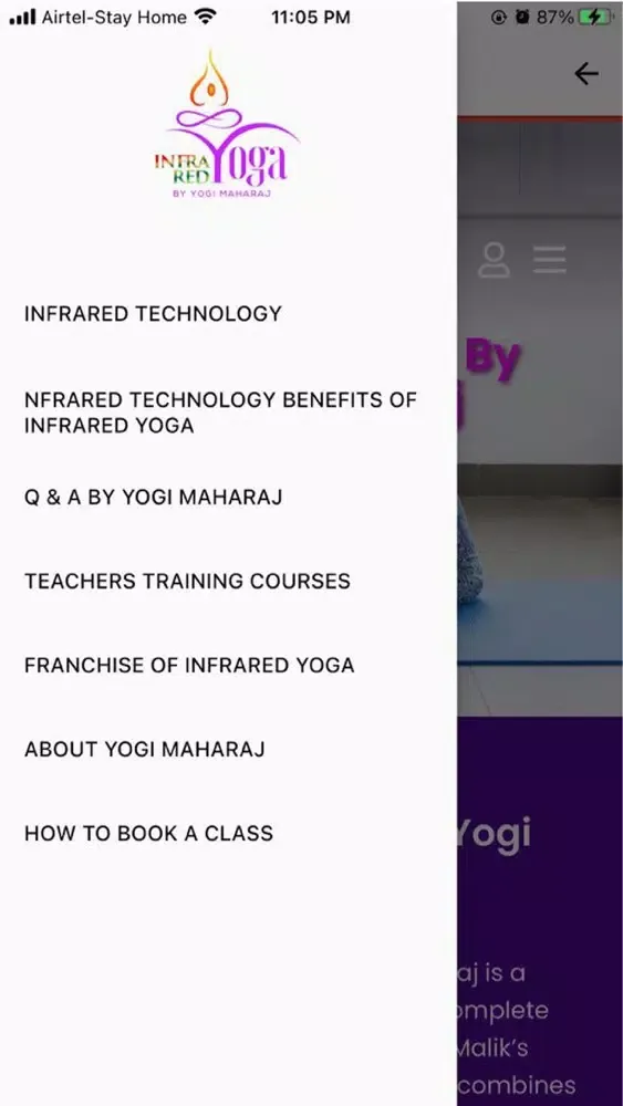 Zrzuty ekranu Infrared Yoga