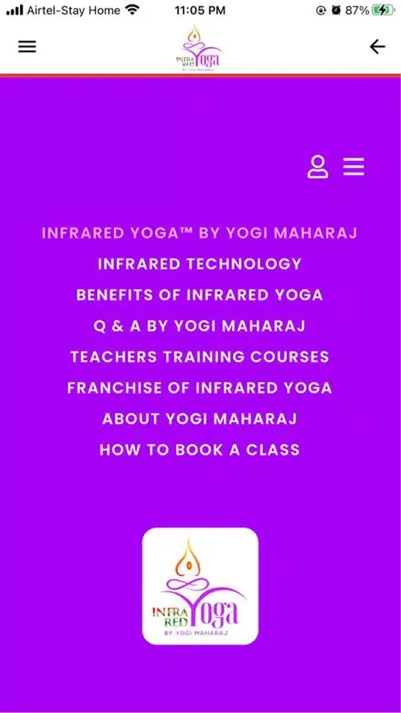 Zrzuty ekranu Infrared Yoga
