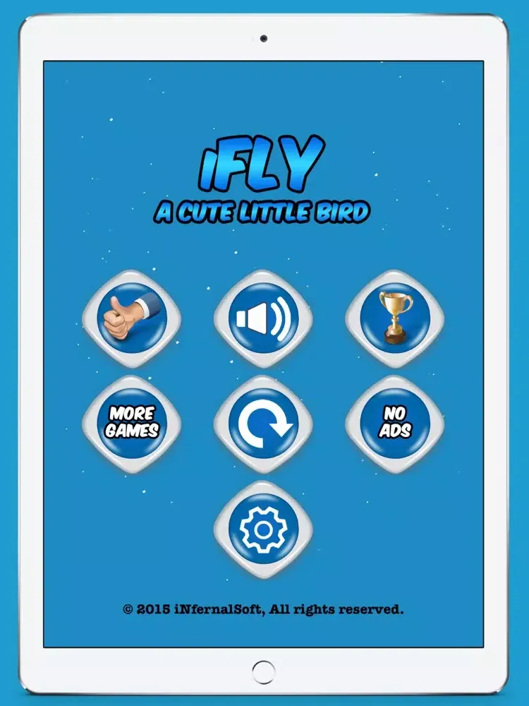 iFly - A Cute Little Bird iPad  سکرین شاٹس