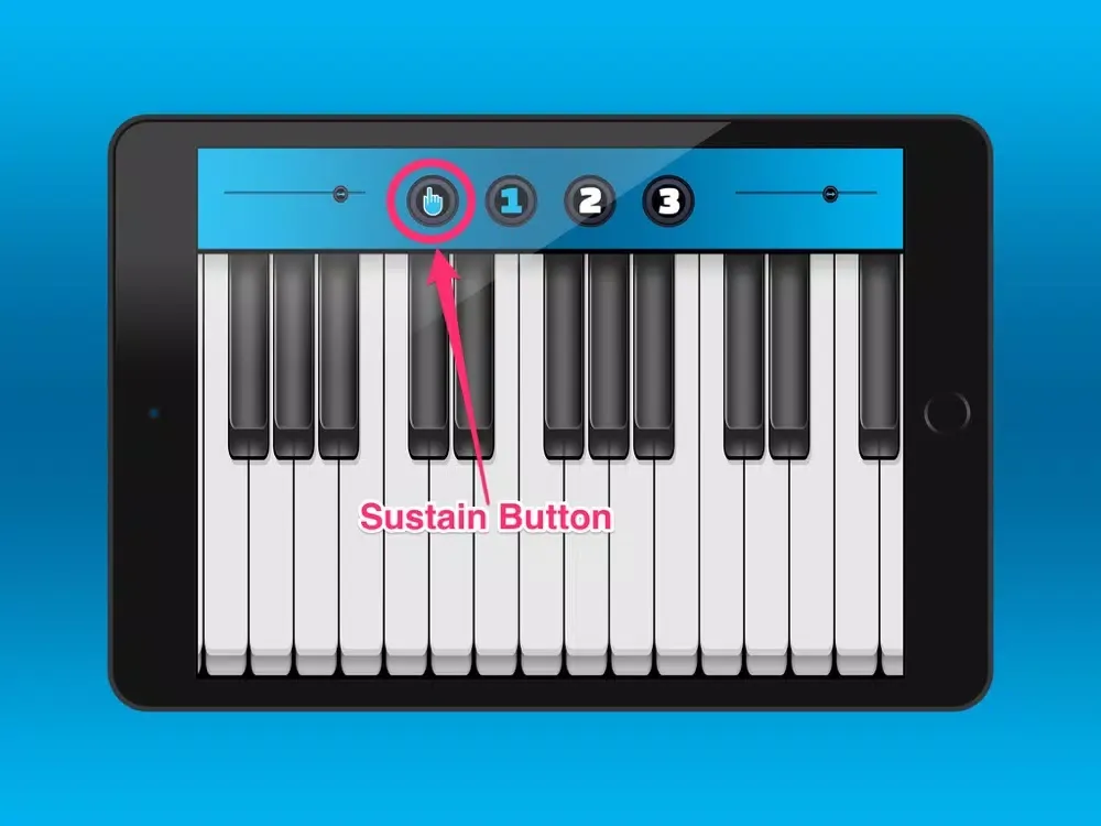 ภาพหน้าจอของ iPiano - A Virtual Keyboard iPad 