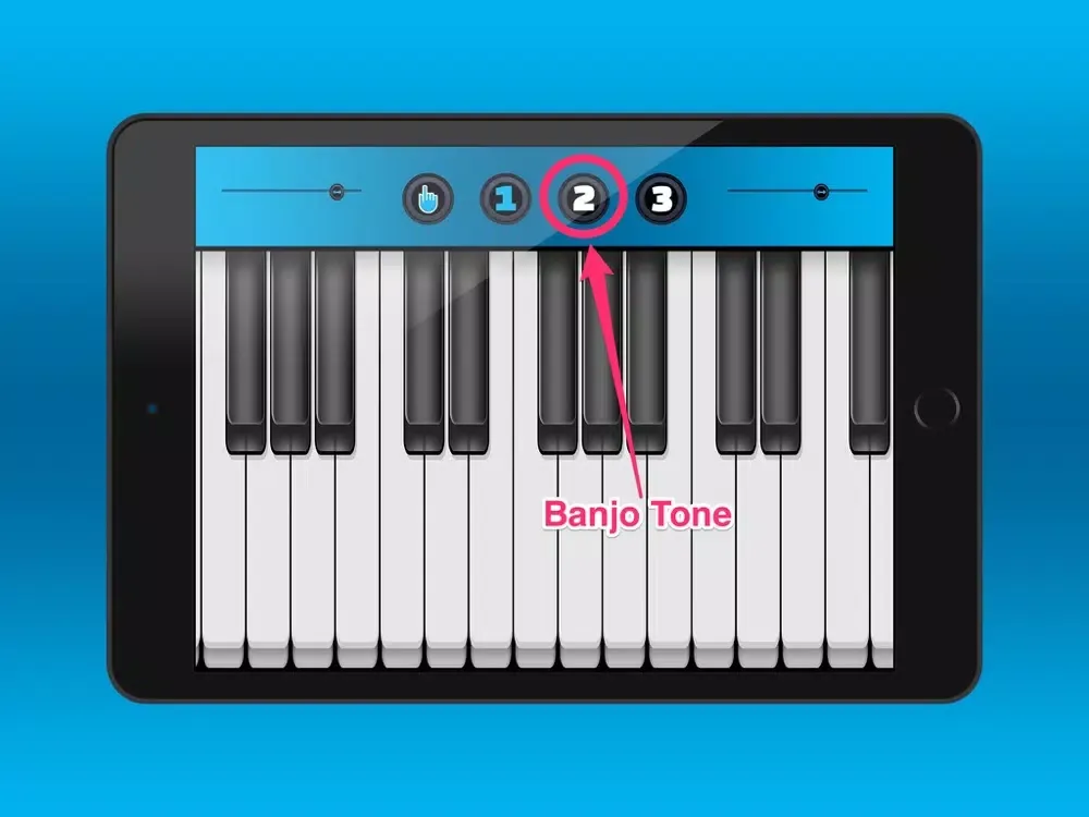 ภาพหน้าจอของ iPiano - A Virtual Keyboard iPad 