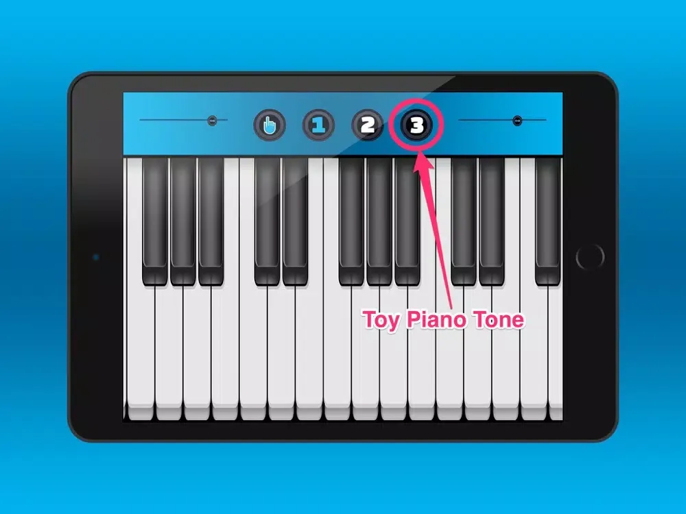 ภาพหน้าจอของ iPiano - A Virtual Keyboard iPad 