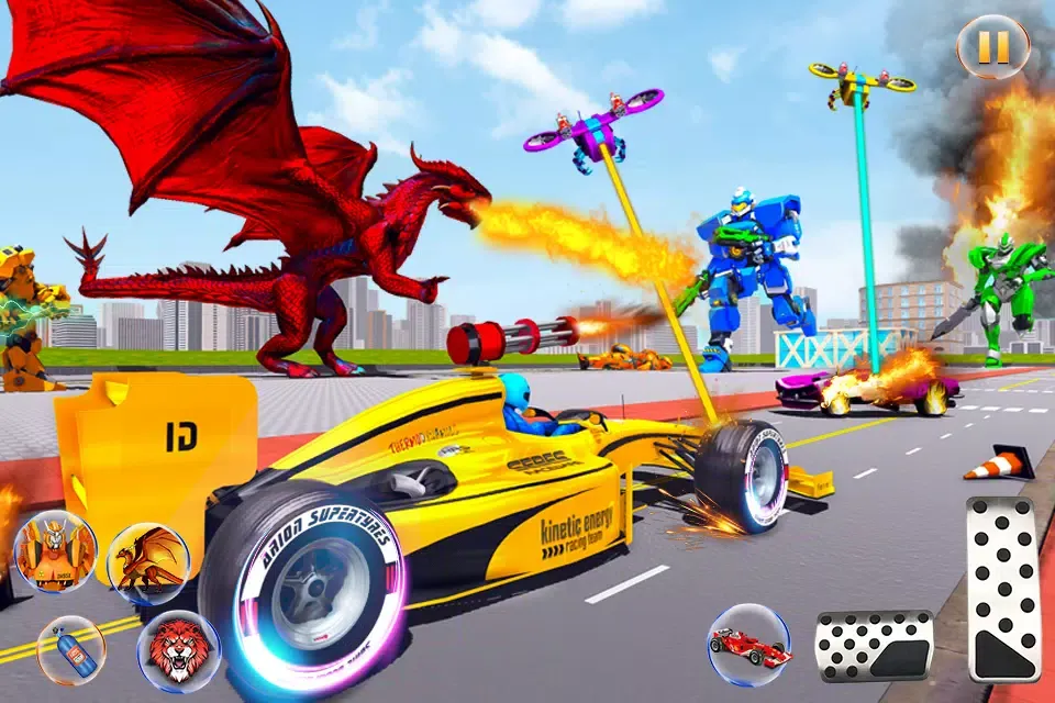 Dragon Robot - Car Robot Game 스크린샷