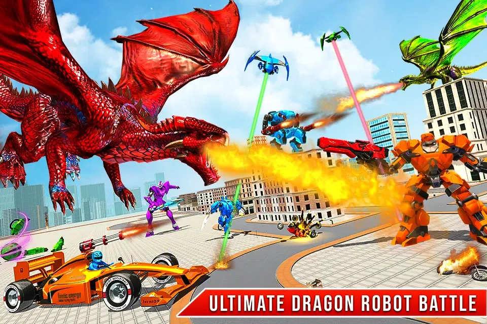 Dragon Robot - Car Robot Game 스크린샷