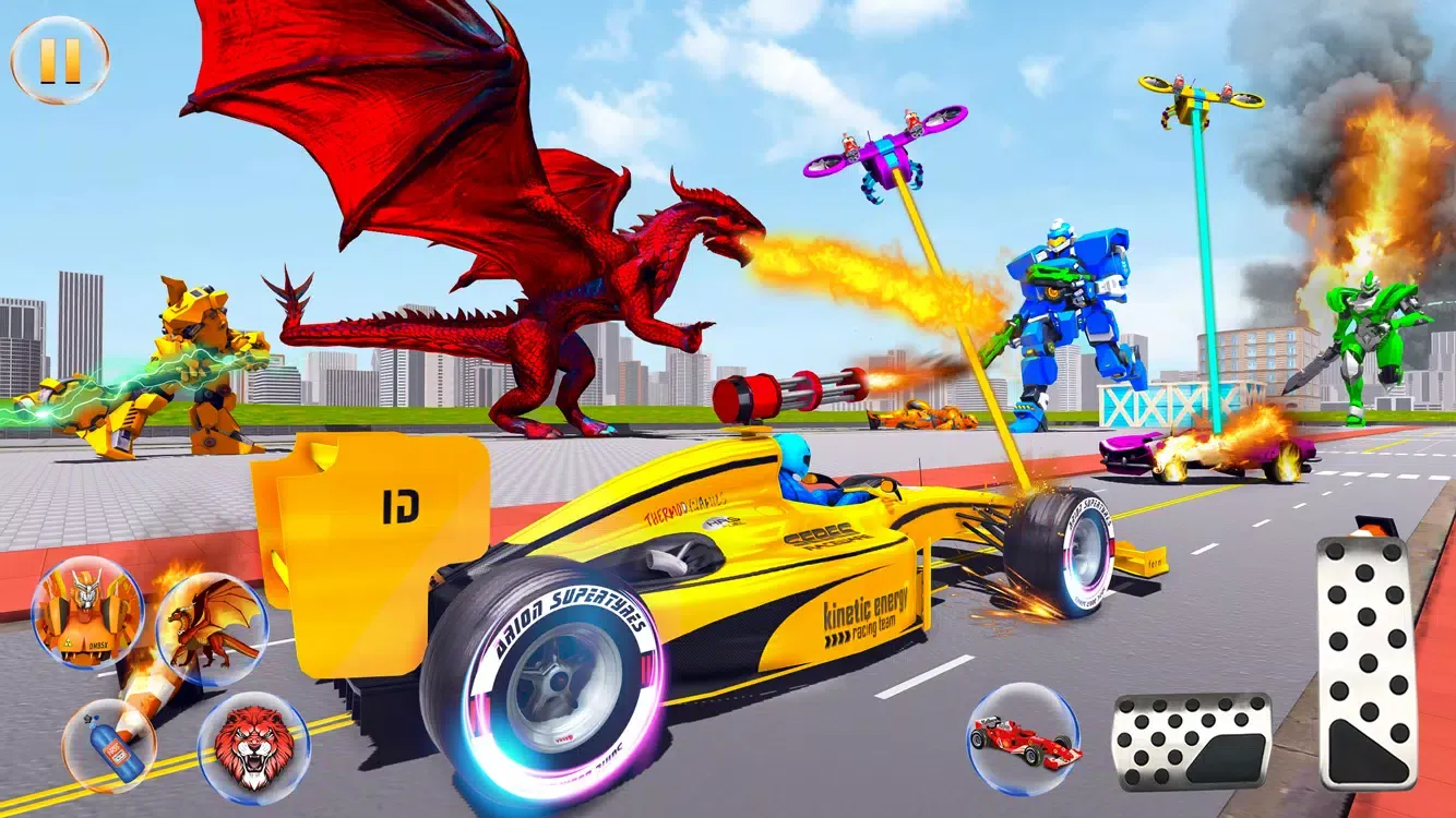 Dragon Robot - Car Robot Game 스크린샷