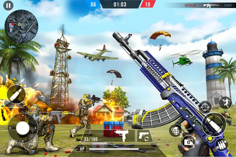 FPS Commando Shooting Strike 스크린샷