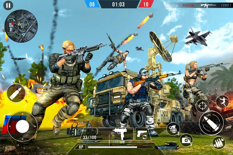 FPS Commando Shooting Strike 스크린샷