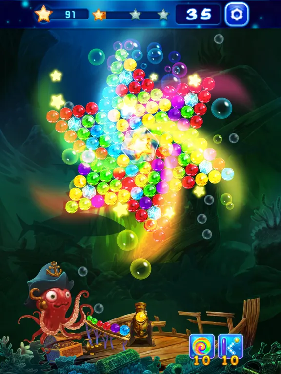 Captain Bubble-Spin And Shoot iPad  سکرین شاٹس