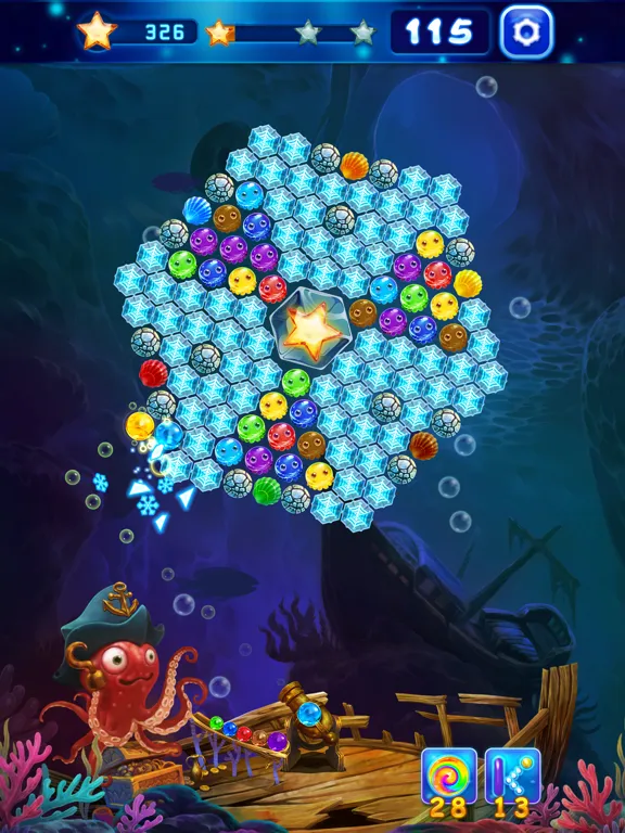 Captain Bubble-Spin And Shoot iPad  سکرین شاٹس