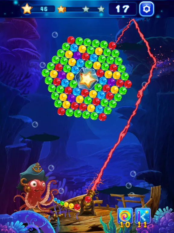 Captain Bubble-Spin And Shoot iPad  سکرین شاٹس