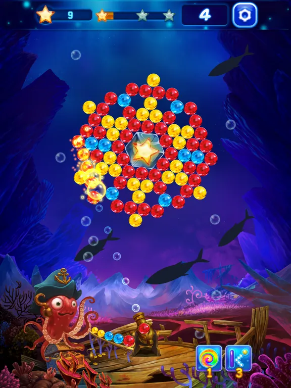 Captain Bubble-Spin And Shoot iPad  سکرین شاٹس