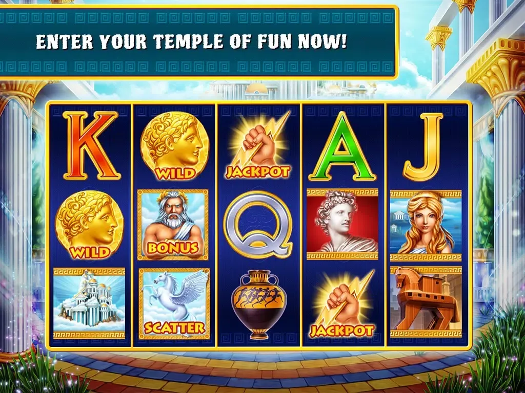 Mythology Free Slots iPad  Screenshots