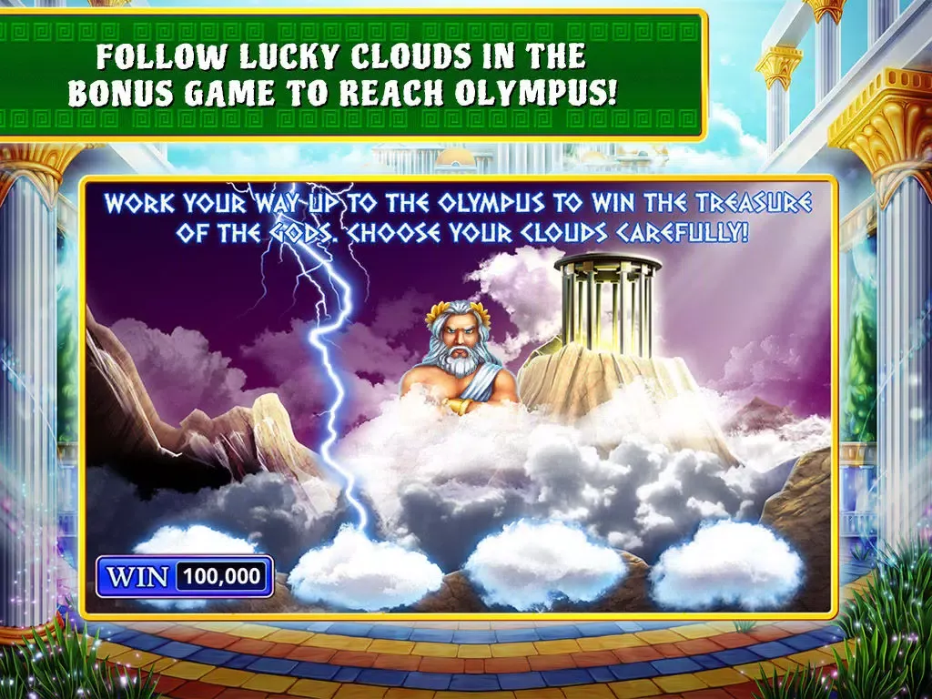 Mythology Free Slots iPad  Screenshots