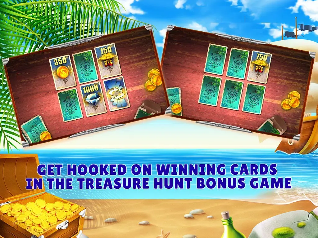 Capturas de tela do Slots Pirates Treasure - Free Slot Machine Game iPad 