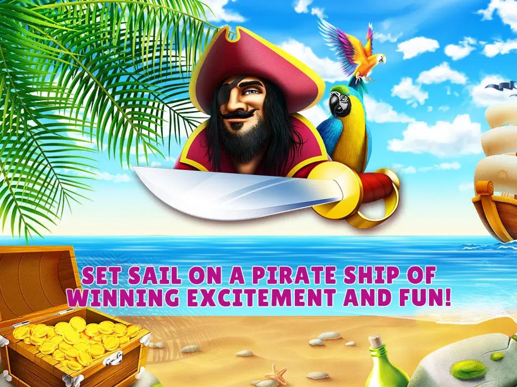 Capturas de tela do Slots Pirates Treasure - Free Slot Machine Game iPad 