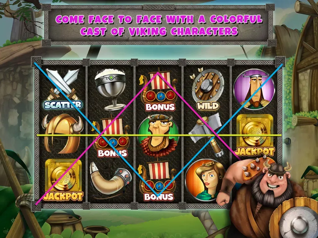 Captures d'écran de Slots Vikings Free Vegas Casino iPad 