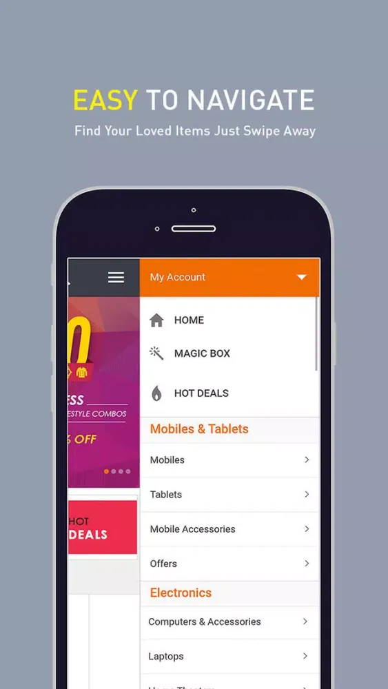 Tangkapan layar Infibeam Online Shopping App