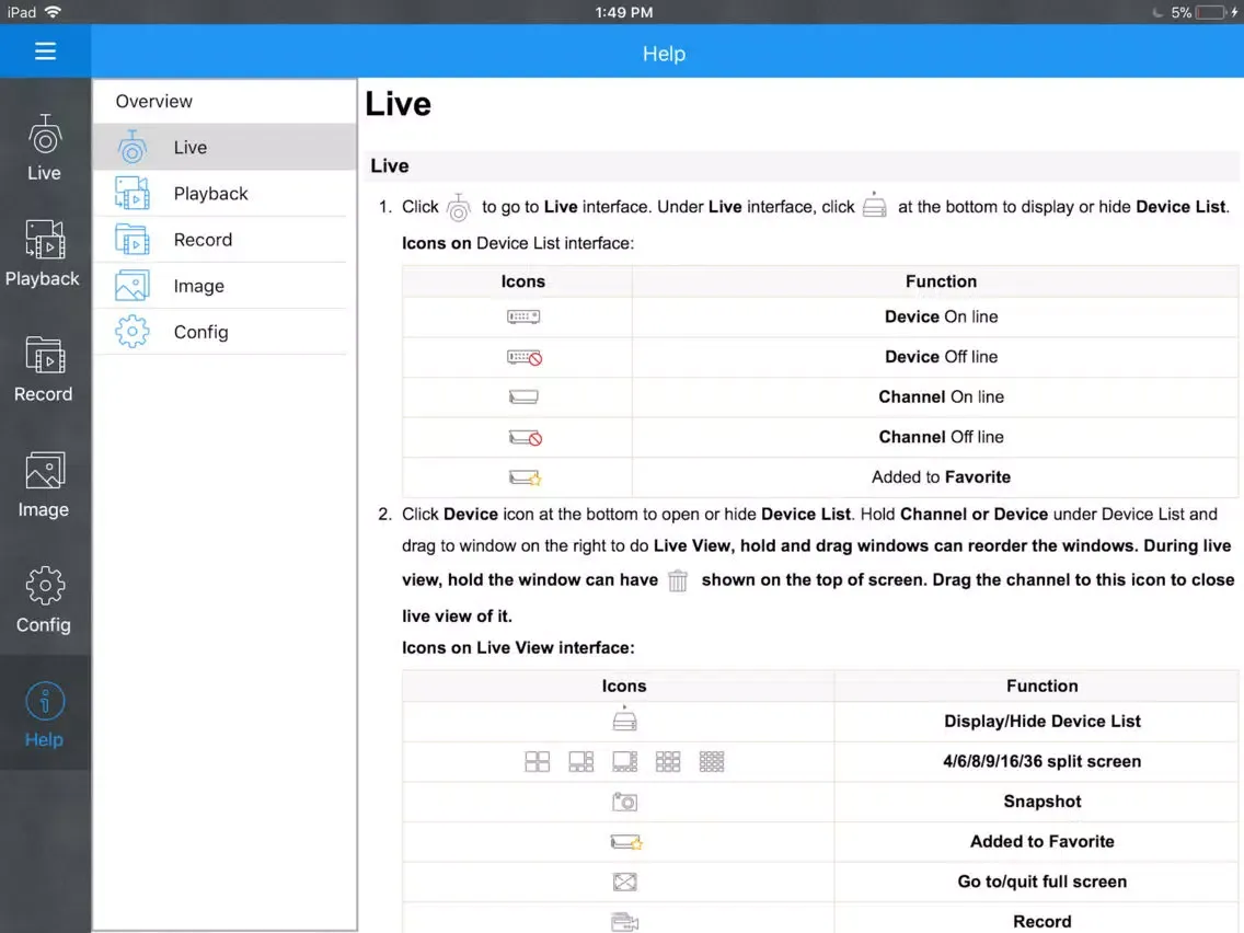 INFILUX iPad  スクリーンショット