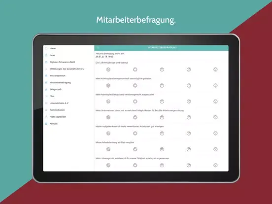 MyCompany-App iPad  Screenshots