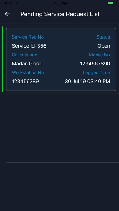Ảnh chụp màn hình của ICS BizX