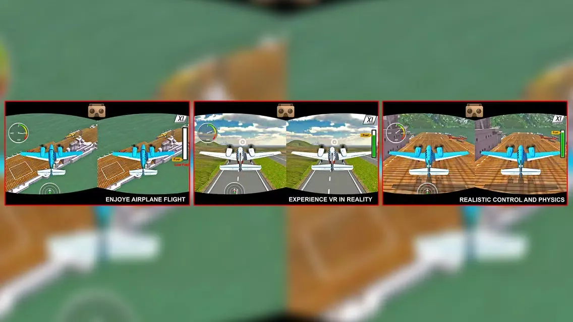 VR Flight Pilot : 3D Airplane Sim-ulator Game-s应用截图