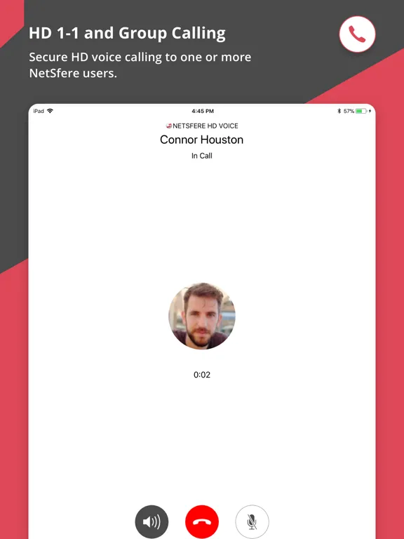 NetSfere Secure Messaging iPad 应用截图