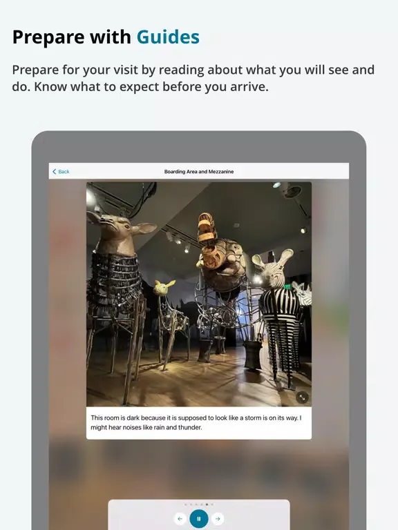 Capturas de tela do Noah’s Ark at the Skirball iPad 