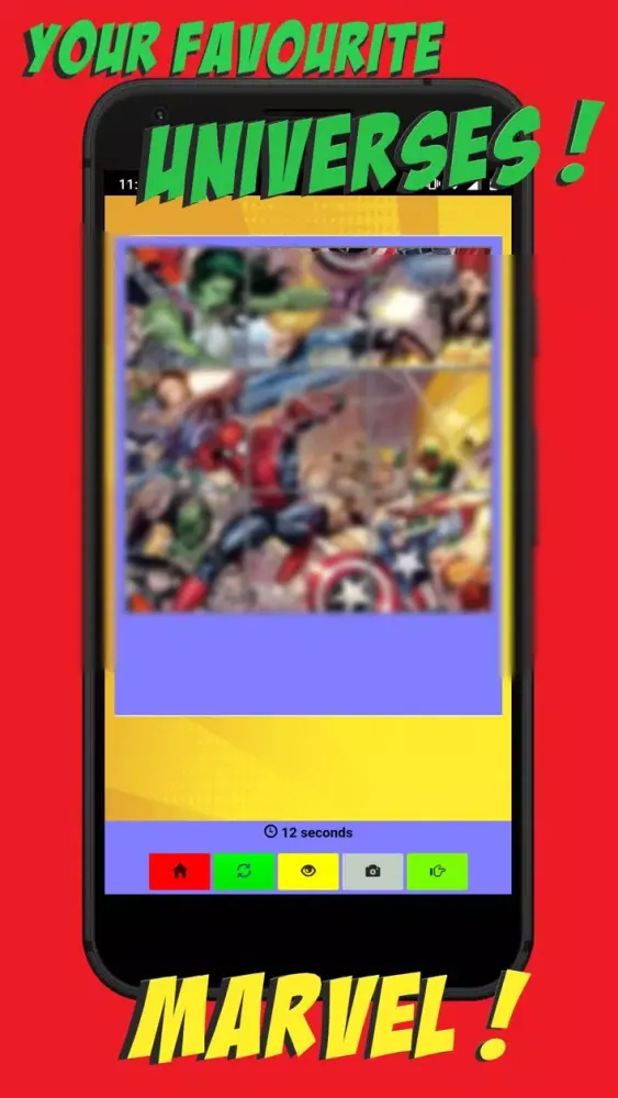 Comic Heroes Puzzle 스크린샷