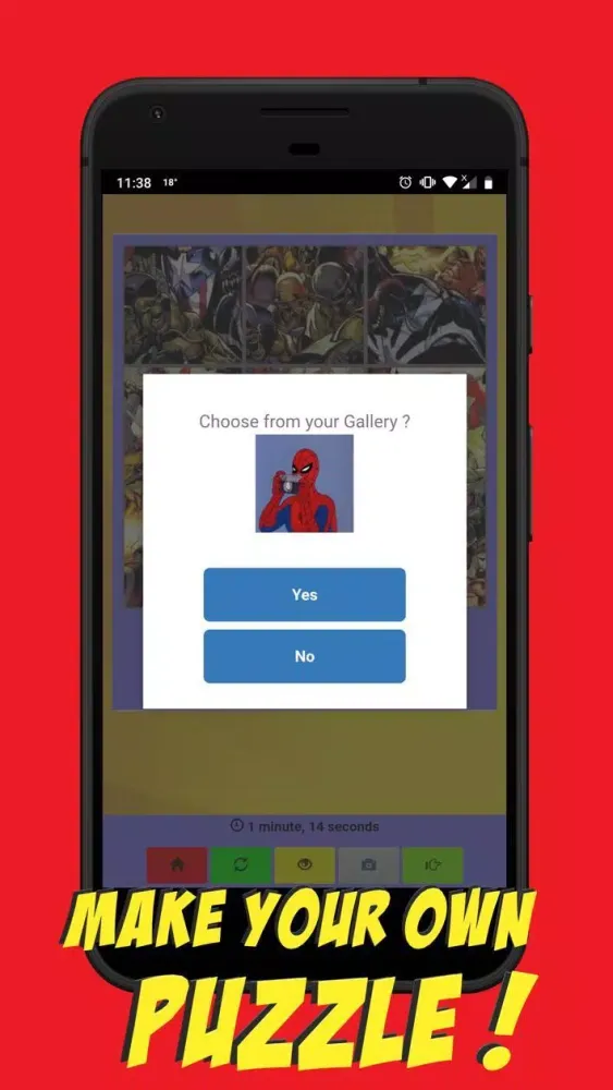 Comic Heroes Puzzle 스크린샷