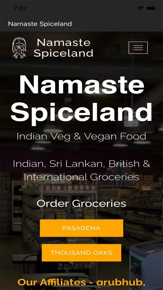 Ảnh chụp màn hình của Namaste Spiceland