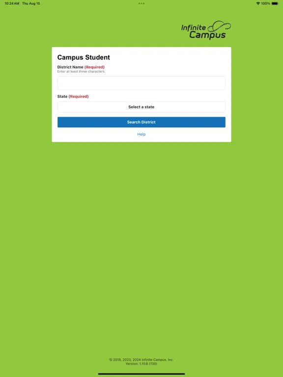 Screenshot di Campus Student iPad 