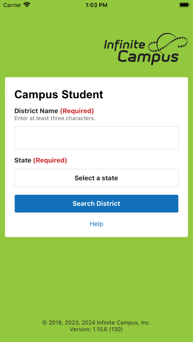 Screenshot di Campus Student