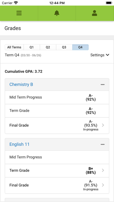 Screenshot di Campus Student