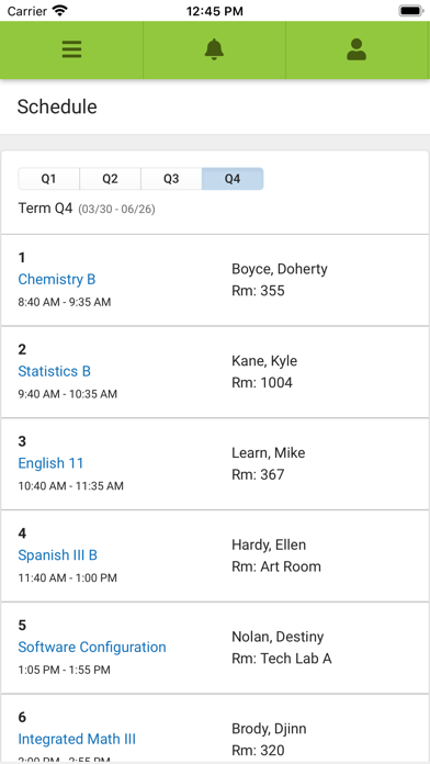 Screenshot di Campus Student