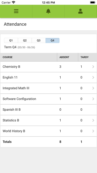 Screenshot di Campus Student