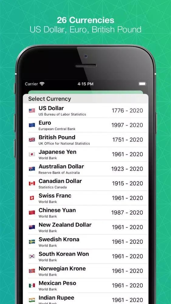 Inflation Calculator Pro 스크린샷