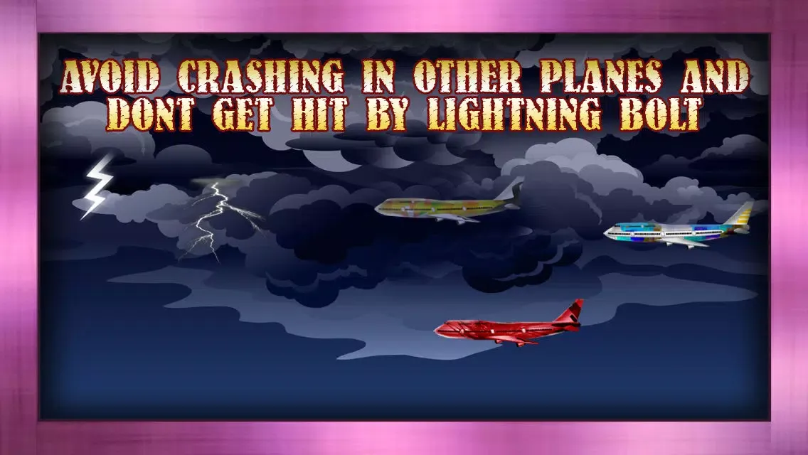 Ảnh chụp màn hình của Airport Big Storm : The Sky Plane Radar flight Madness - Free Edition