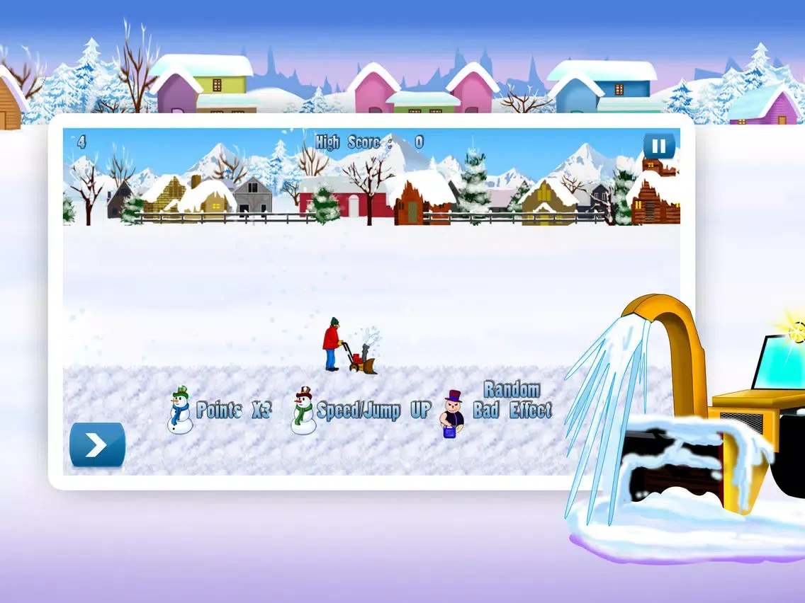Angry Neighbours Funny Show – The cold winter snow blower fight episode 4 - Free iPad  Ekran Görüntüleri