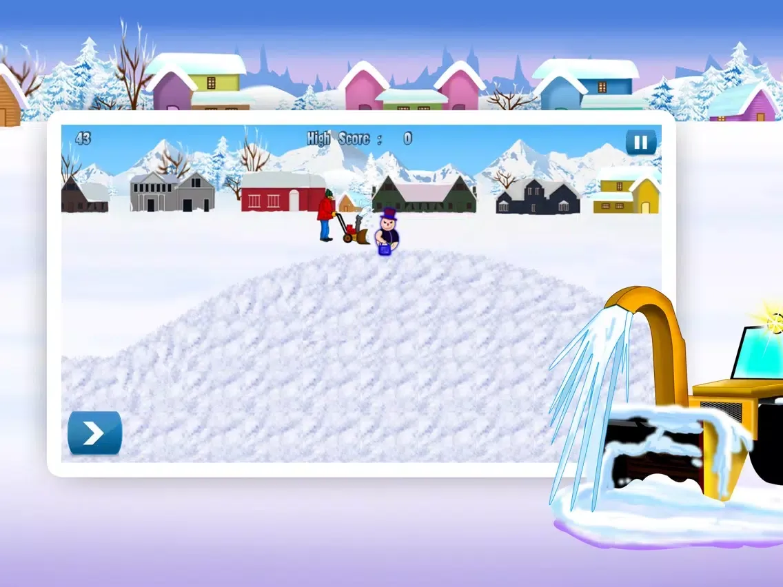 Angry Neighbours Funny Show – The cold winter snow blower fight episode 4 - Free iPad  Ekran Görüntüleri