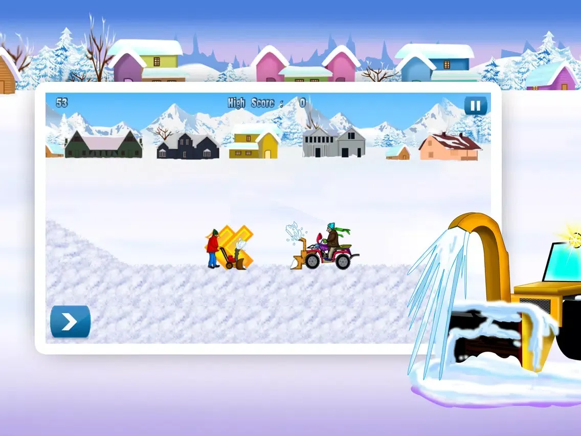 Angry Neighbours Funny Show – The cold winter snow blower fight episode 4 - Free iPad  Ekran Görüntüleri