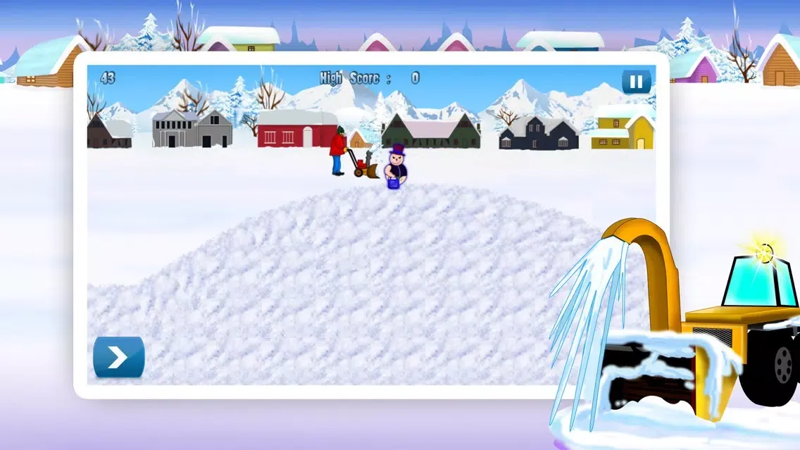 Angry Neighbours Funny Show – The cold winter snow blower fight episode 4 - Free Ekran Görüntüleri