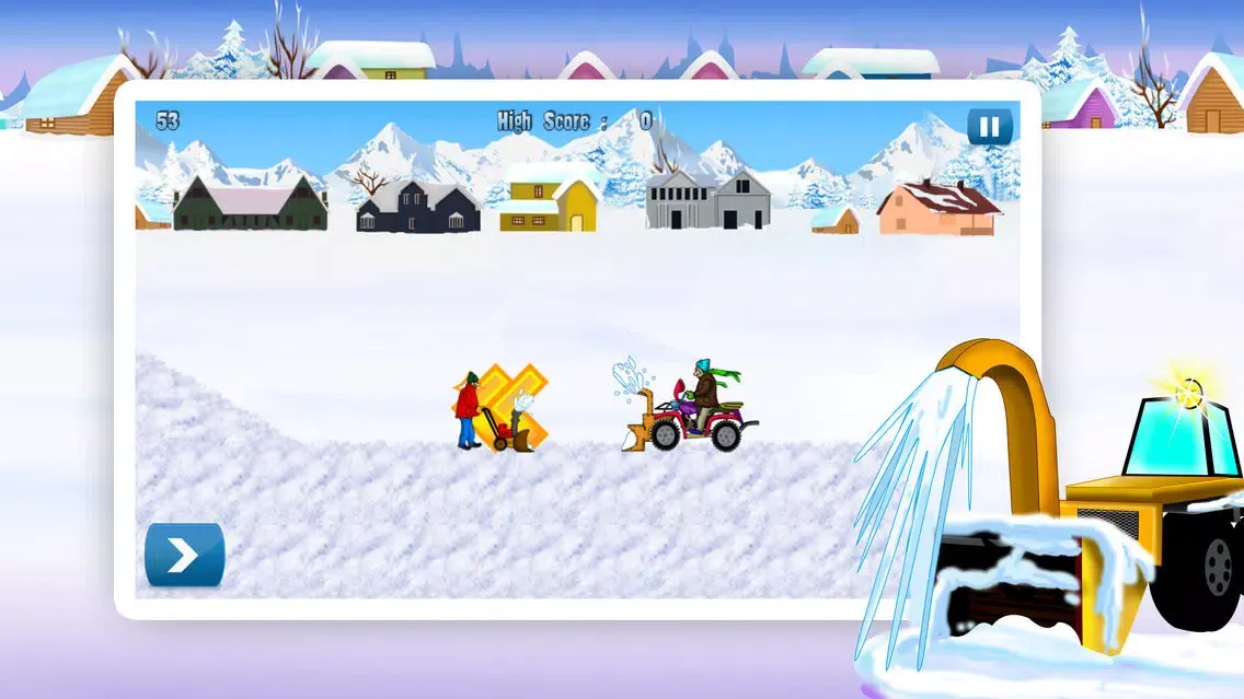 Angry Neighbours Funny Show – The cold winter snow blower fight episode 4 - Free Ekran Görüntüleri