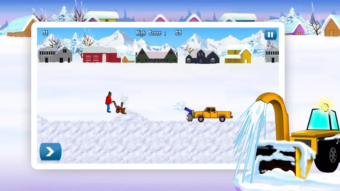 Angry Neighbours Funny Show – The cold winter snow blower fight episode 4 - Free Ekran Görüntüleri