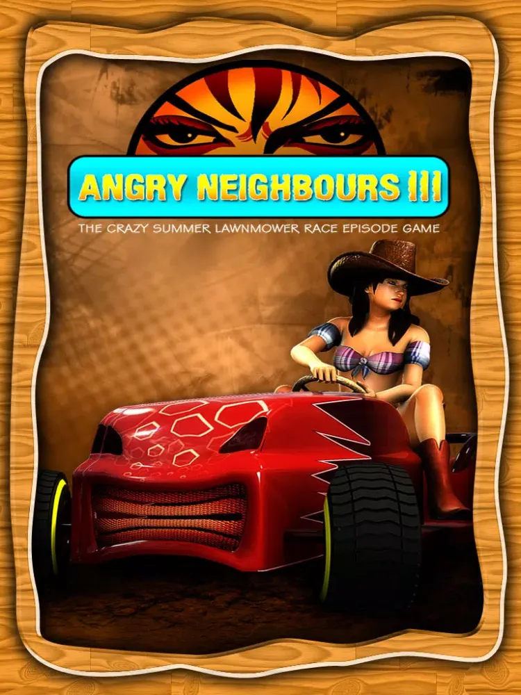 Angry Neighbours 3 - The Crazy Summer Lawnmower Race Episode iPad  سکرین شاٹس