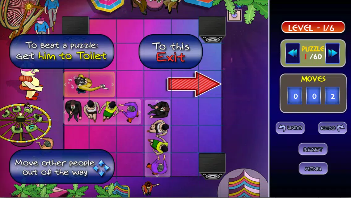 Screenshot di I have to go to the bathroom FREE , from the dance party to the toilet puzzle game