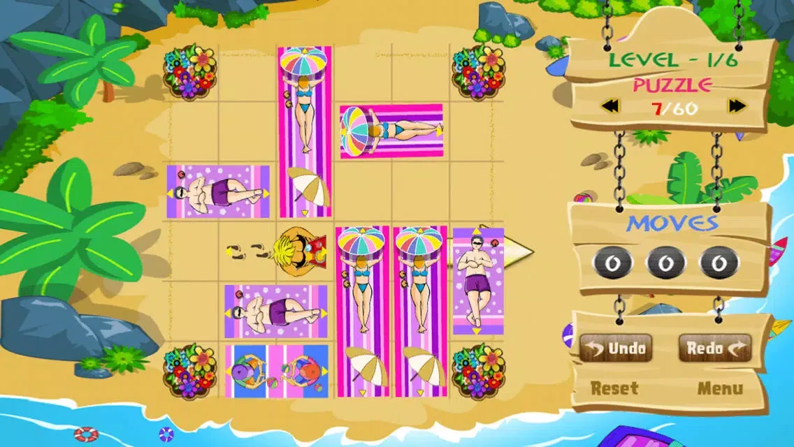 تصاویر Get me out of the beach FREE , the hot summer traffic and puzzle game