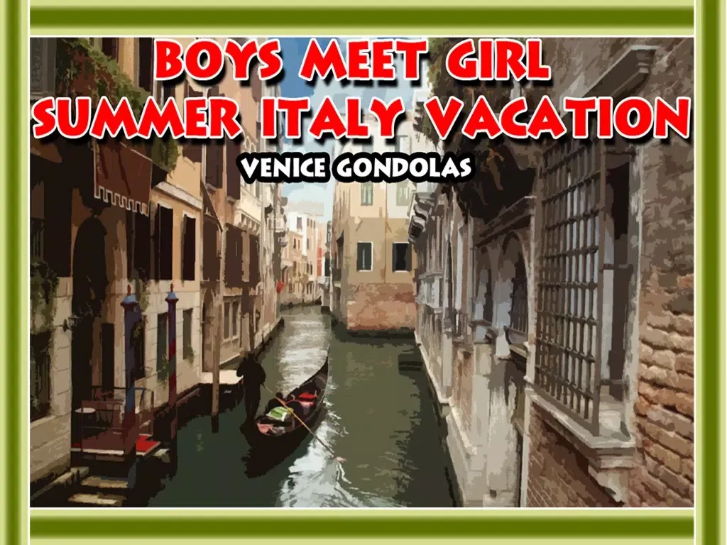 Boys Meet Girl Summer Italy Vacation : Venice Gondolas - Free Edition iPad 应用截图