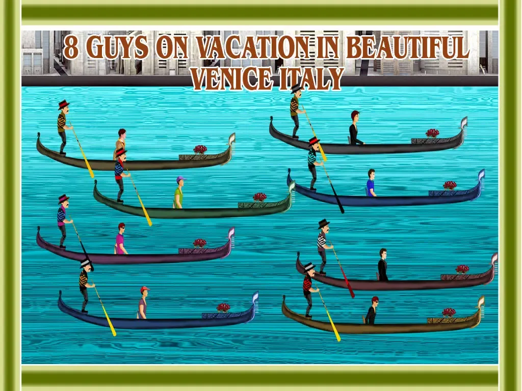 Boys Meet Girl Summer Italy Vacation : Venice Gondolas - Free Edition iPad 应用截图