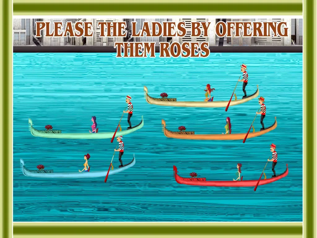 Boys Meet Girl Summer Italy Vacation : Venice Gondolas - Free Edition iPad 应用截图